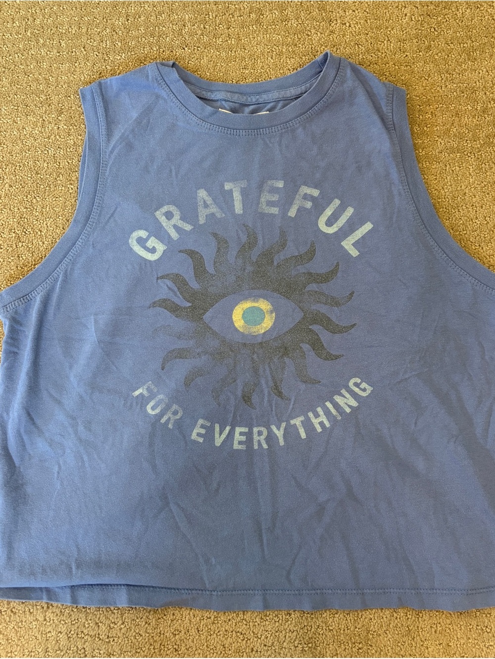 Spiritual Gangster  Lavender Graphic Tank with Sun Eye